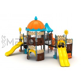 62 M Castle Themed Playground